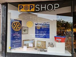 Taunton Rotary's Christmas Pop-up-Shop in town centre